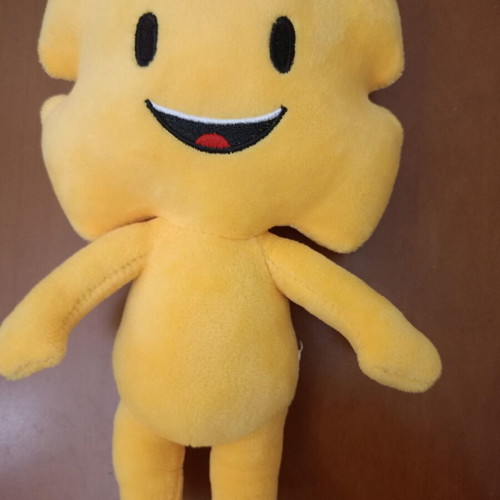 Yellow plush mascot Piraeus Bank like new collectible