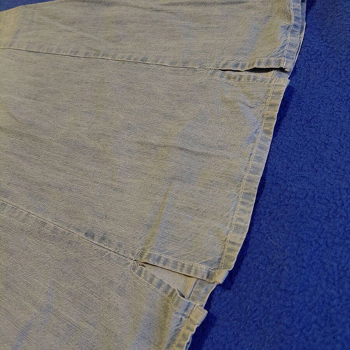 Mini denim dress like new with straps and small front slits