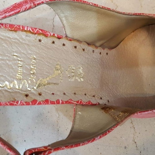 Smart Cronos pumps used, size 39, pink knitter leather