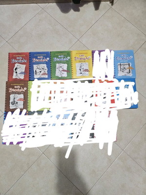 Diary of a Wimpy Kid 1, 2, 3, 4, 6 and 7 like new
