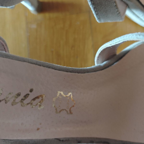 Stefania women's sandals size 37 used, gray
