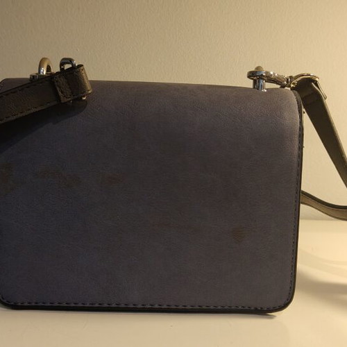 Carpisa shoulder bag new, gray blue with 2 straps