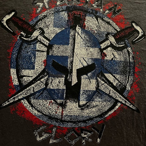 Tshirt Sparta Glory S cotton gray like new