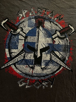 Tshirt Sparta Glory S cotton gray like new