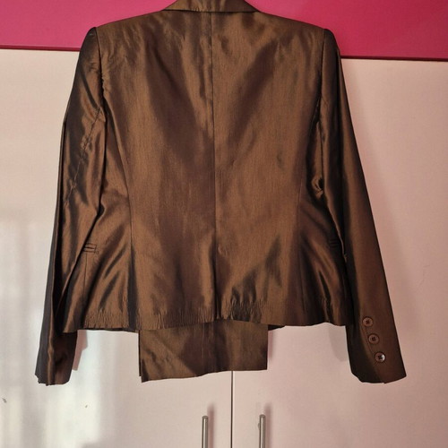 Satin suit like new, brown, size S/M