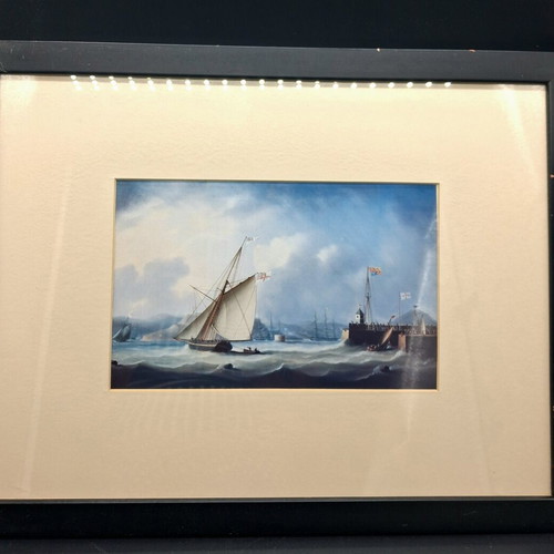 Decorative frames with sea theme like new, set of two 34x44 cm