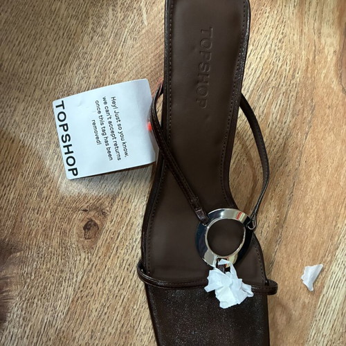 Asos brown sandals and platforms new, size 41