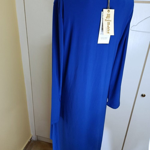Blue Royal Midi Dress New with Long Sleeve