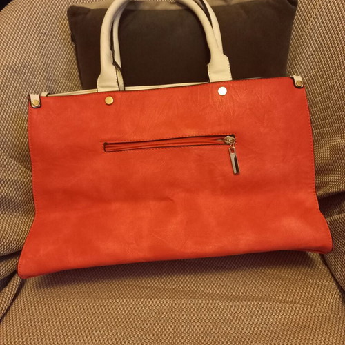 Prestige women's handbag new, light red