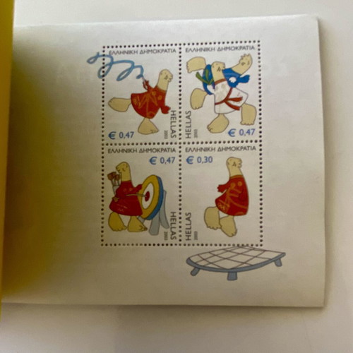 Olympic Games 2004 Athens Commemorative Stamp Booklet new