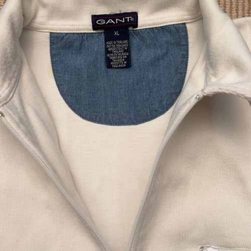 Gant cotton polo shirt XL like new ecru