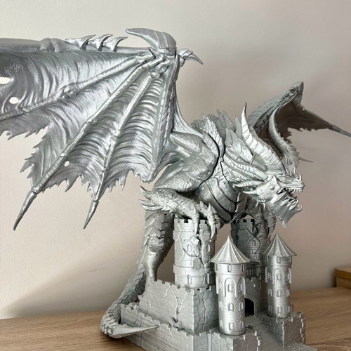 Φιγούρα Deathwing καινούργια από 3d printer, 70cm φτερά, 35cm ύψος
