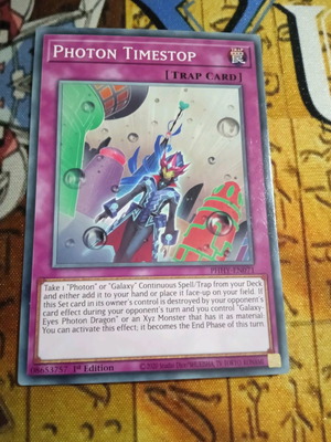 Photon Timestop κάρτα Yu-Gi-Oh! μεταχειρισμένη