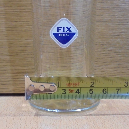 Fix Hellas beer set of 2 promotional glasses 0.3lt used