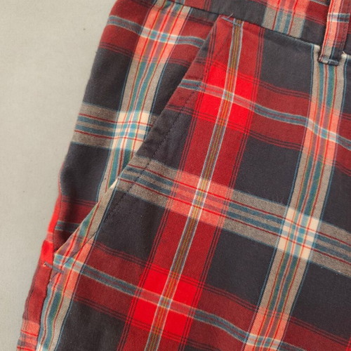 Men's plaid bermuda shorts Vista USA, 100% cotton, size M-L