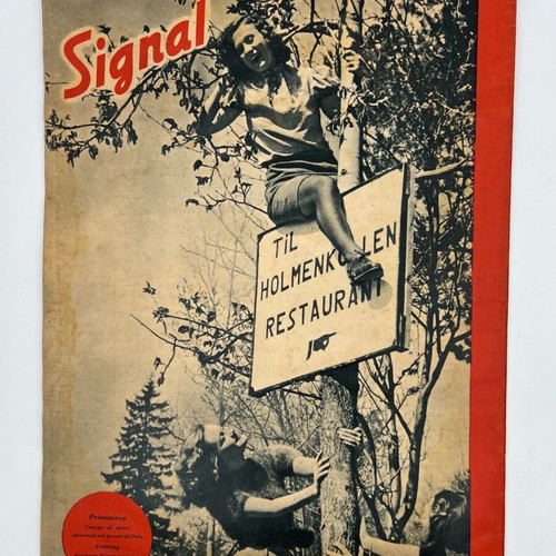 Signal magazine used, original Italian edition April 1943