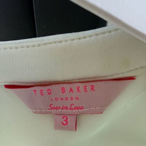 Ted Baker lime sweatshirt with lace like new, size M