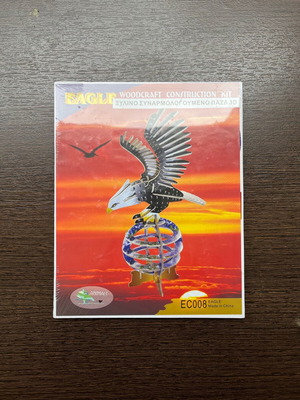 Wooden 3D Assembly Puzzle Eagle new