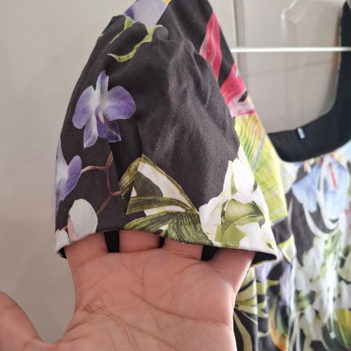 Billy Sabbado Floral Midi Dress with Belt XL like new