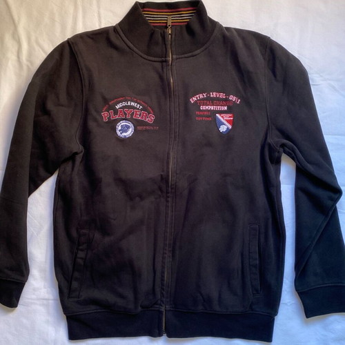 College jacket used, brown, size M