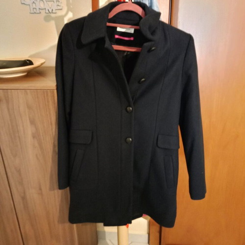 Naf Naf women's coat like new, size 38, dark blue