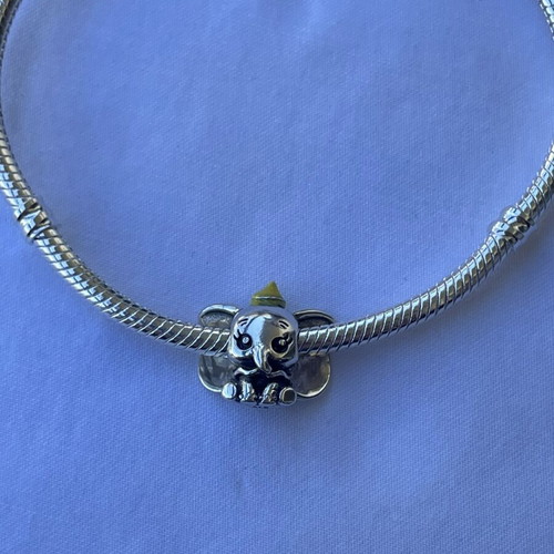 Pandora X Disney Charm New Silver Elephant