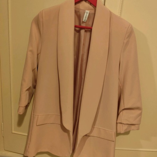 Blazer pink light used, women's size M