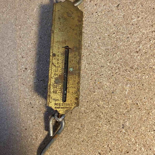 German pocket scale used vintage
