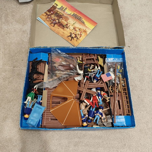 Playmobil Fort Bravo with extras used