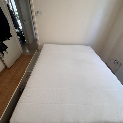 Hemnes IKEA bed 160x200 with Vesteröy mattress and Brimnes frame like new