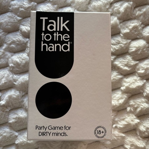 Talk to the hand party game new 18+
