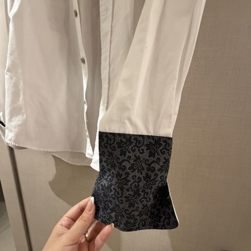 Men's white dress shirt, size S