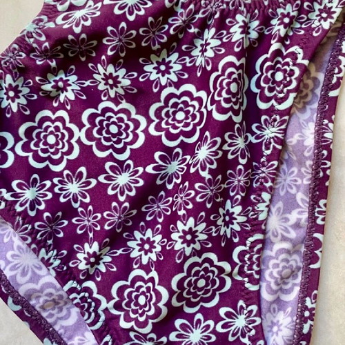 Calzedonia swimwear like new, purple with turquoise and sequins, size M