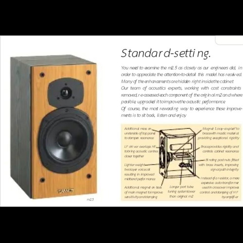 Tannoy Mercury M2 speakers like new, award-winning