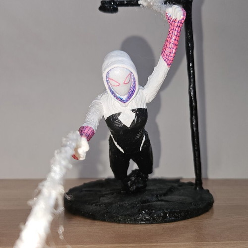 Handmade Spidergirl figurine for home decoration