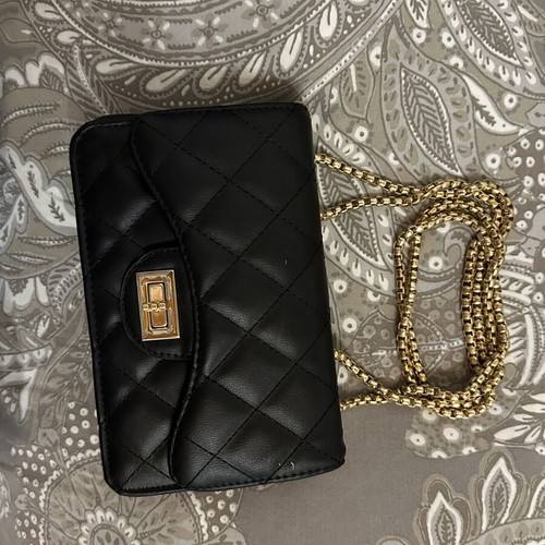 Shoulder bag like new, black