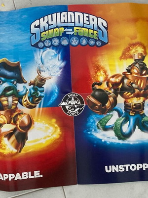 Activision Skylanders Swap Force Poster In good condition Price 4 Euros