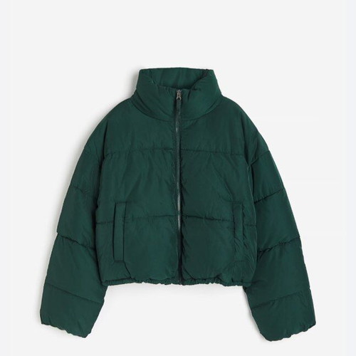 H&M women's jacket green like new, size XS