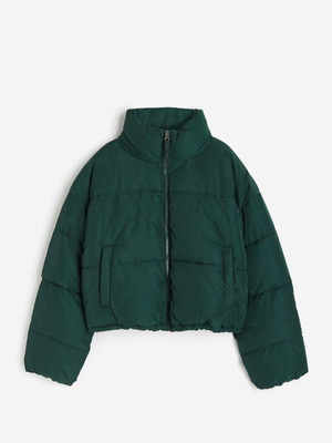 H&M women's jacket green like new, size XS