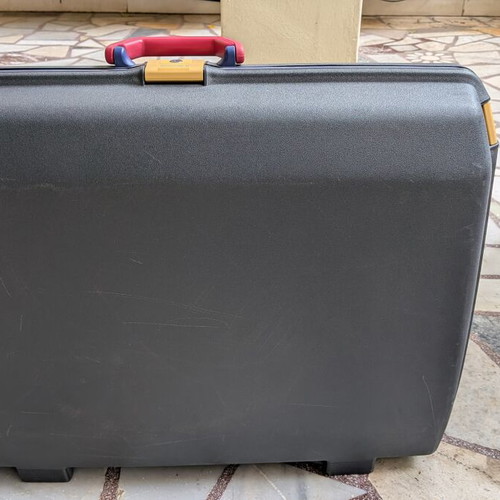 Samsonite Vintage Suitcases Set of 2 with Keys graphite