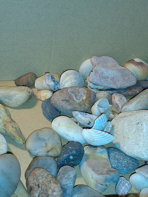 Rocks used, pack