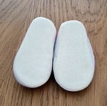 Fuchsia baby shoes