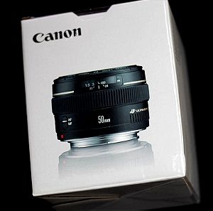 Canon Full Frame Φωτογραφικός Φακός 50mm f/1.4 USM