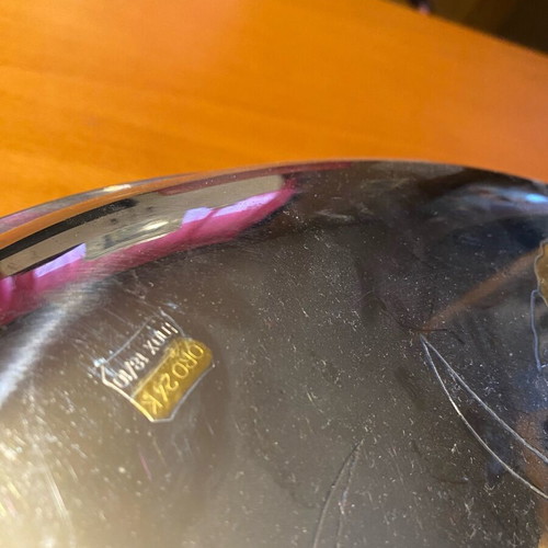 Serving dish for roast like new with gilded design