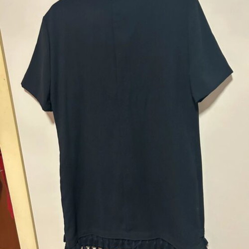 Zara black dress with fringes like new