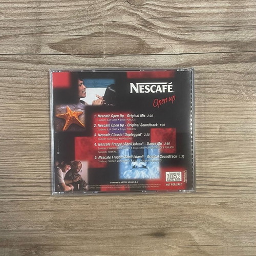 Nescafé Open Up CD used, original soundtracks promo