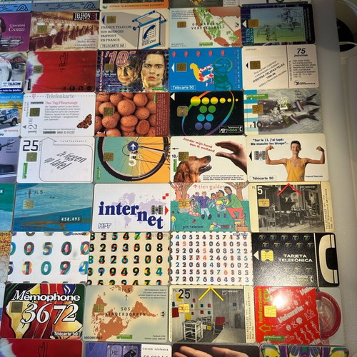 Used phone cards 64 French and German