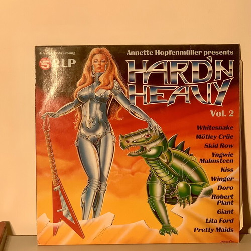 Hard 'N Heavy Vol. 2 Double Vinyl LP used, original 1990 German pressing