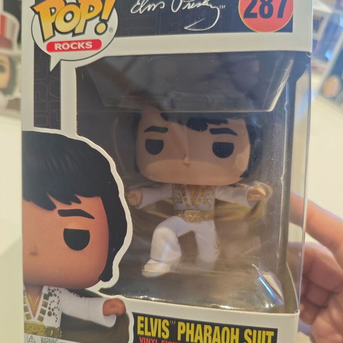 Funko Pop Rocks 287 Elvis Pharaoh Suit vinyl figure new