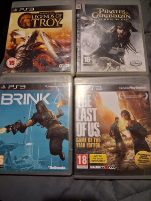 Ps3 games like new, set of 4